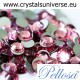 Klijais klijuojami kristalai „Pellosa“. „Rose“ SS16